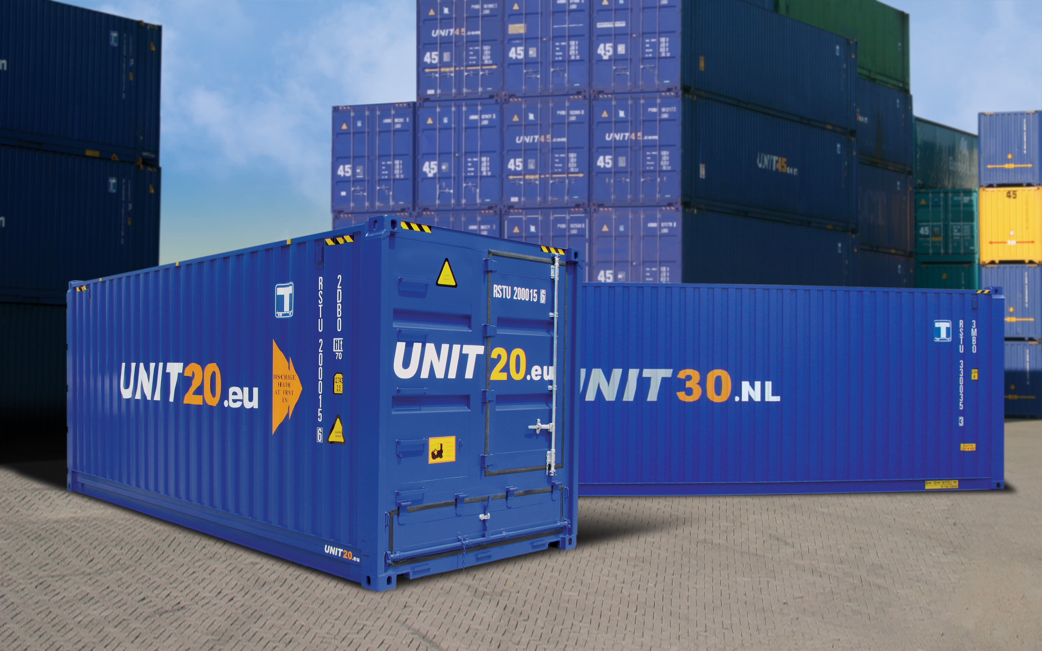 AWM SZ 45' open-top Container ohne Werbung 90652 